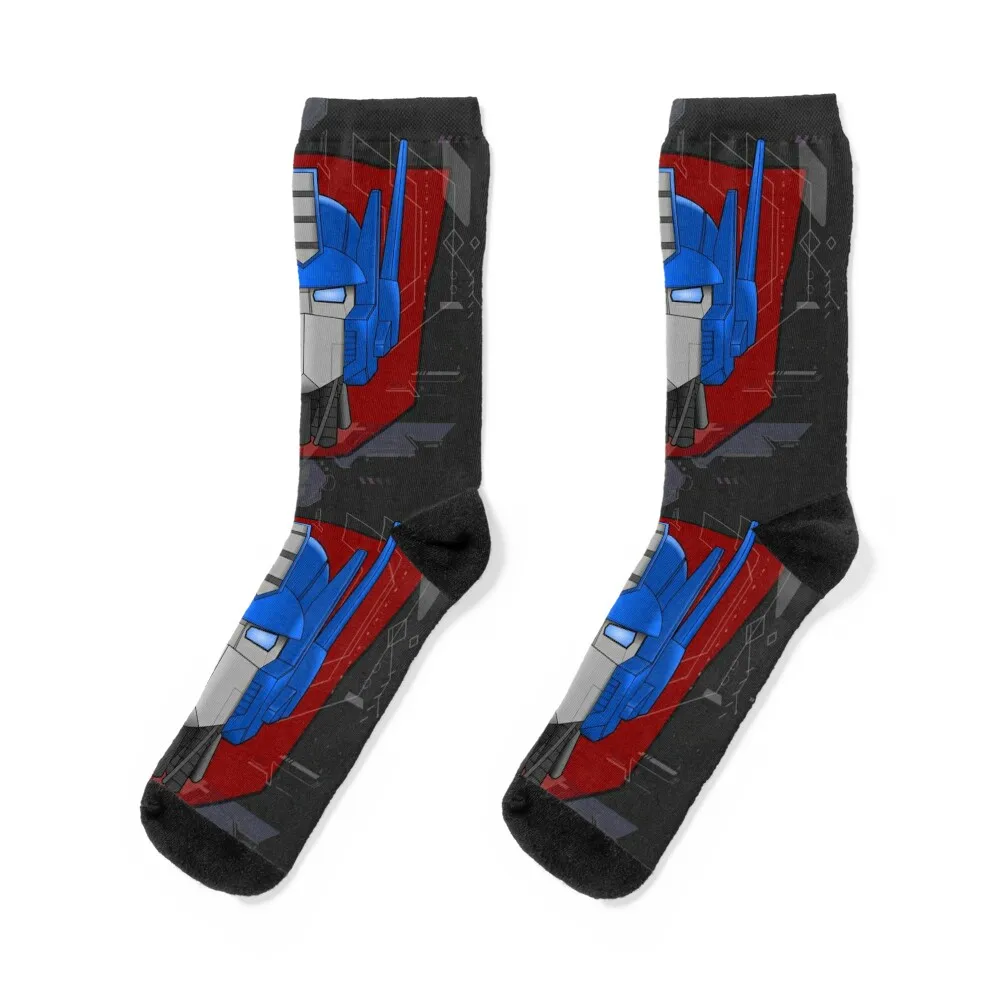 Optimus Prime Bust Socks Heating sock floral cool Socks Male Women's