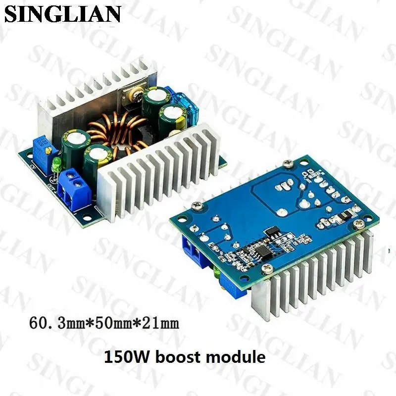 DC-DC Constant Voltage And Current Non Isolated Buck Step-down Booster Step-up Module 120W 150W 250W 300W 400W 600W