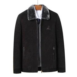 Winter lapel business plus cotton jacket Chenille fur collar padded cotton clothing