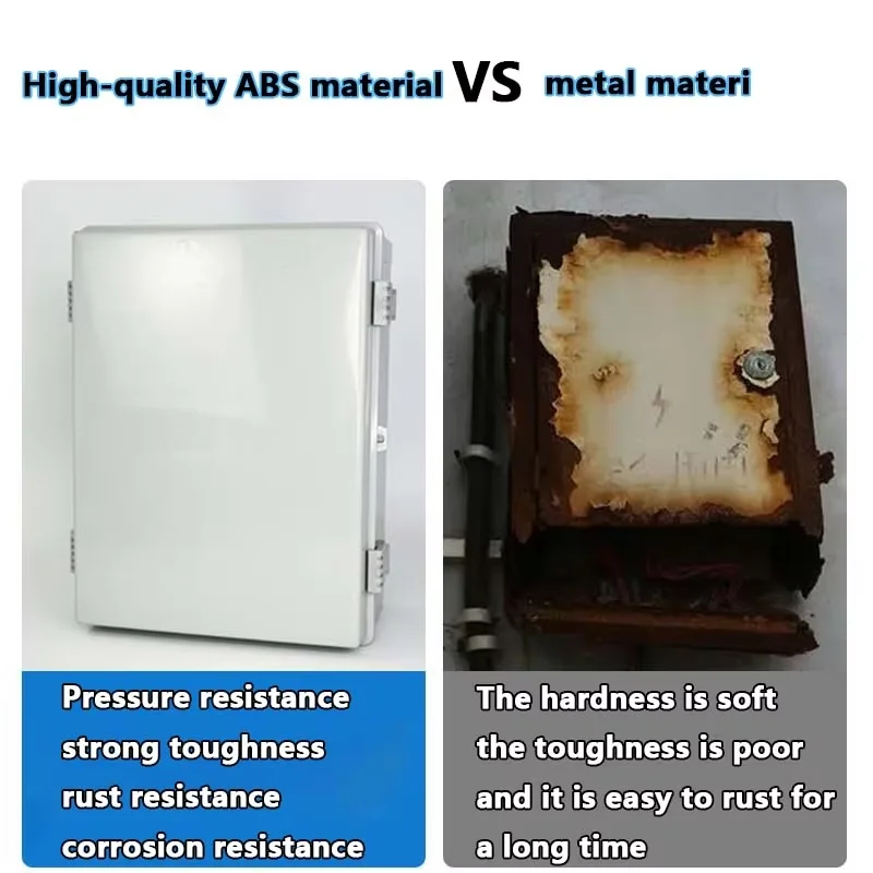 Outdoor plastic waterproof distribution box project - Household snap-on ABS base box - Outdoor snap-on rainproof box