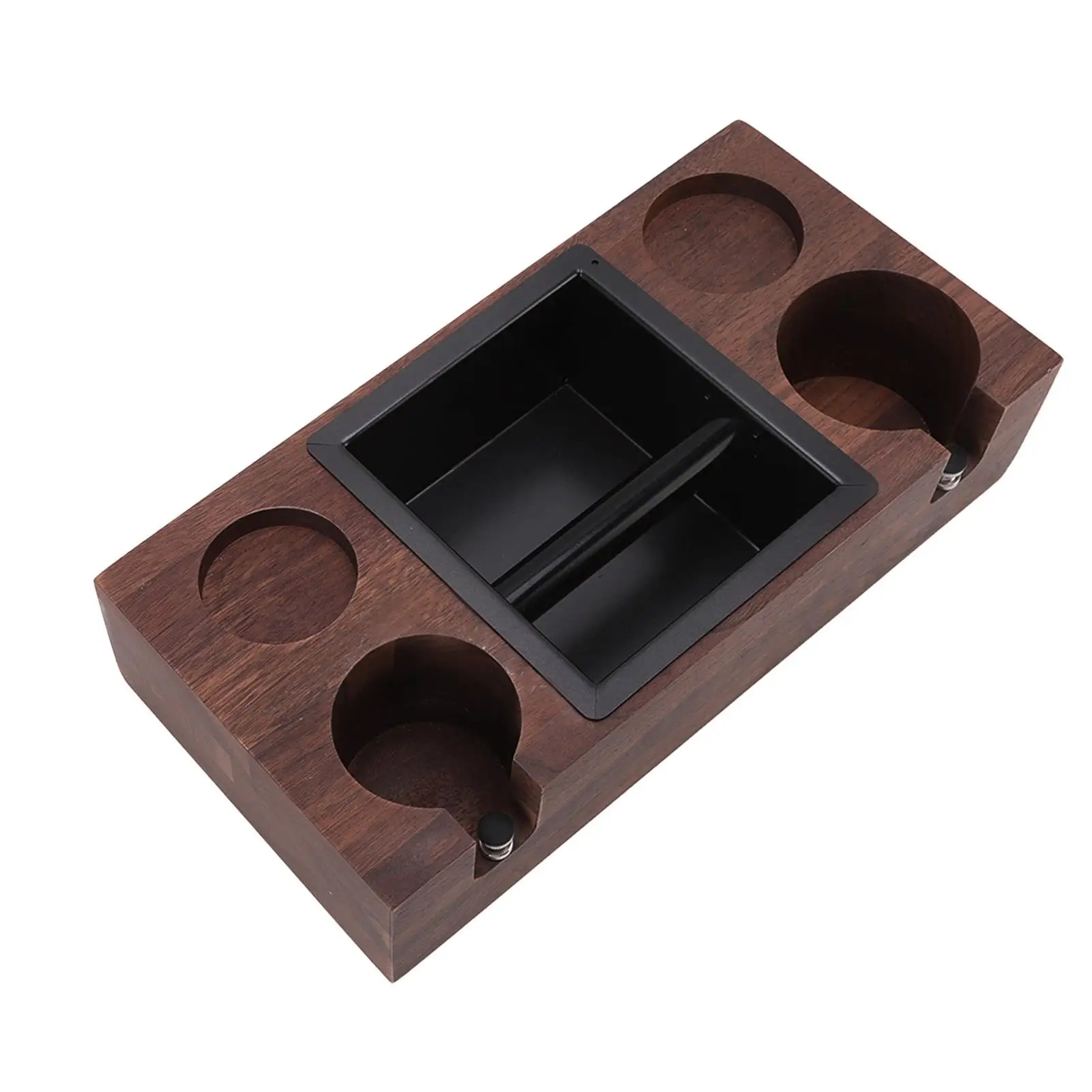 Wooden for coffee Tamper & Protafilter Stand for Espresso - Ideal for coffee Shops & Home Brewing