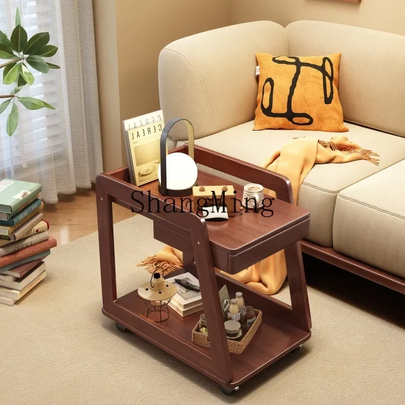 

SM sofa side few with wheels removable corner few drawers side trolley storage coffee table