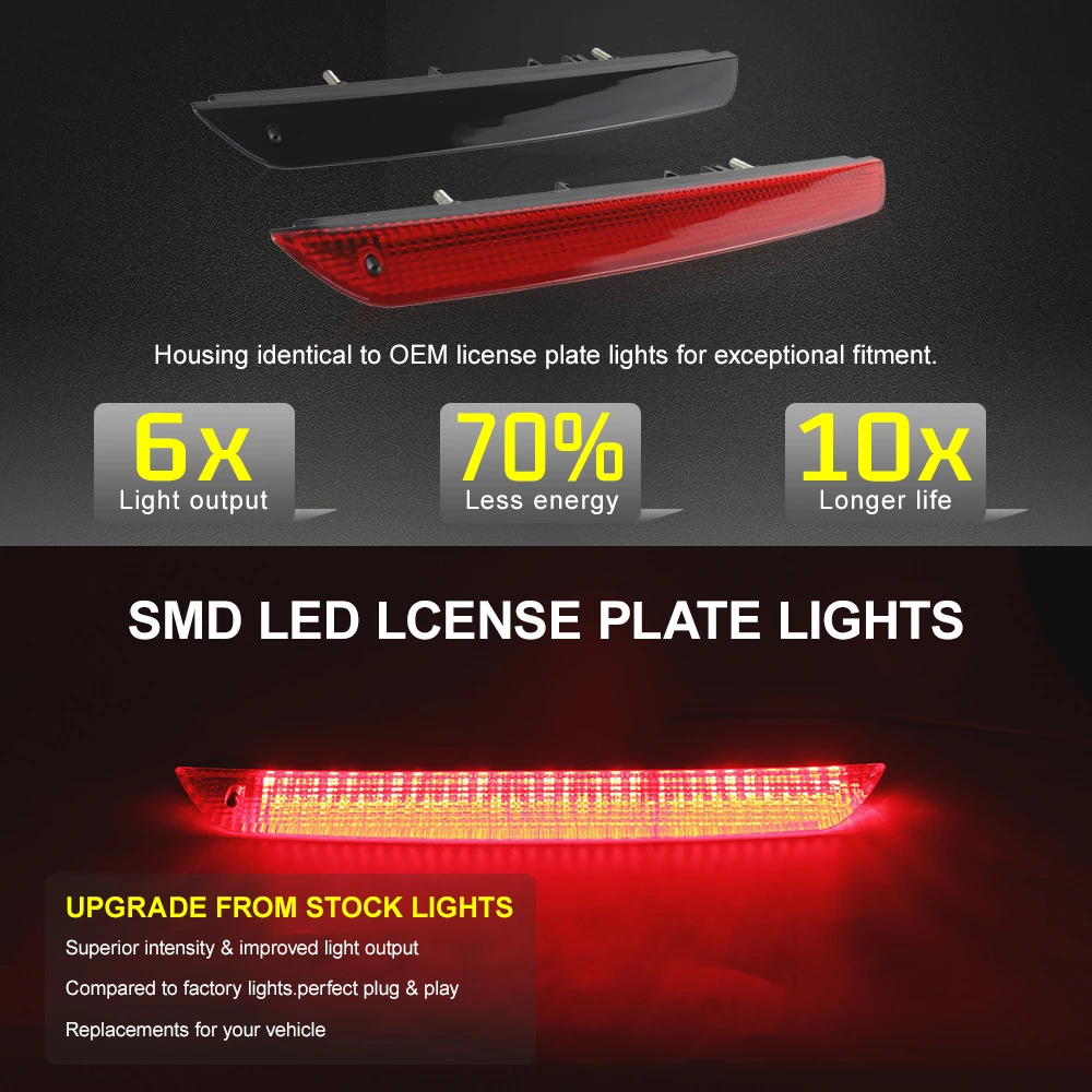 1pc Led High Level Third Additional Brake Lights 9600412680 6351LX For Peugeot 2008 308 SW II 508 SW Citroen C4 Picasso II DS6