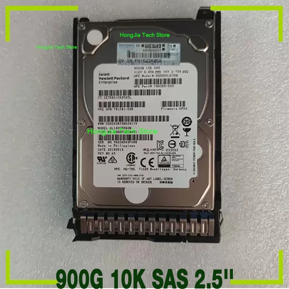 

For HP 900G 10K SAS 2.5'' 12G Hard Drive HDD 653971-001 781581-008