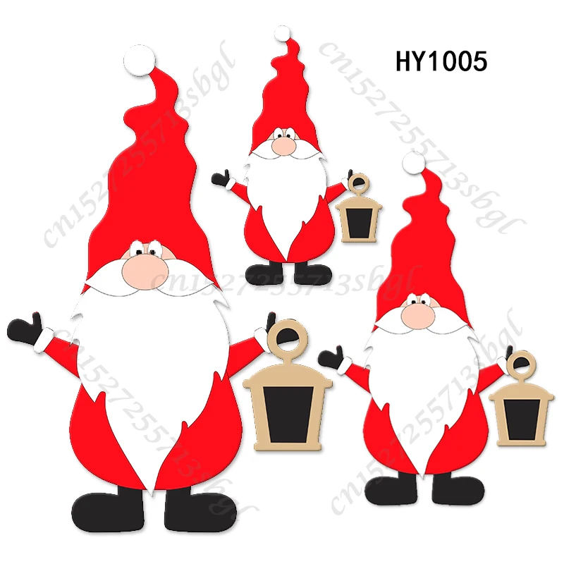 Santa Claus New Wooden Cutting Dies Suitable for Common Mold Scrapbook Machines on the Market