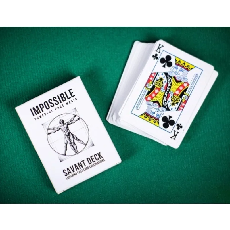 

Savant Deck от Craig Petty — интеллектуальные умные покерные карты для уличной магии крупным планом и служебных выступлений, фокусов