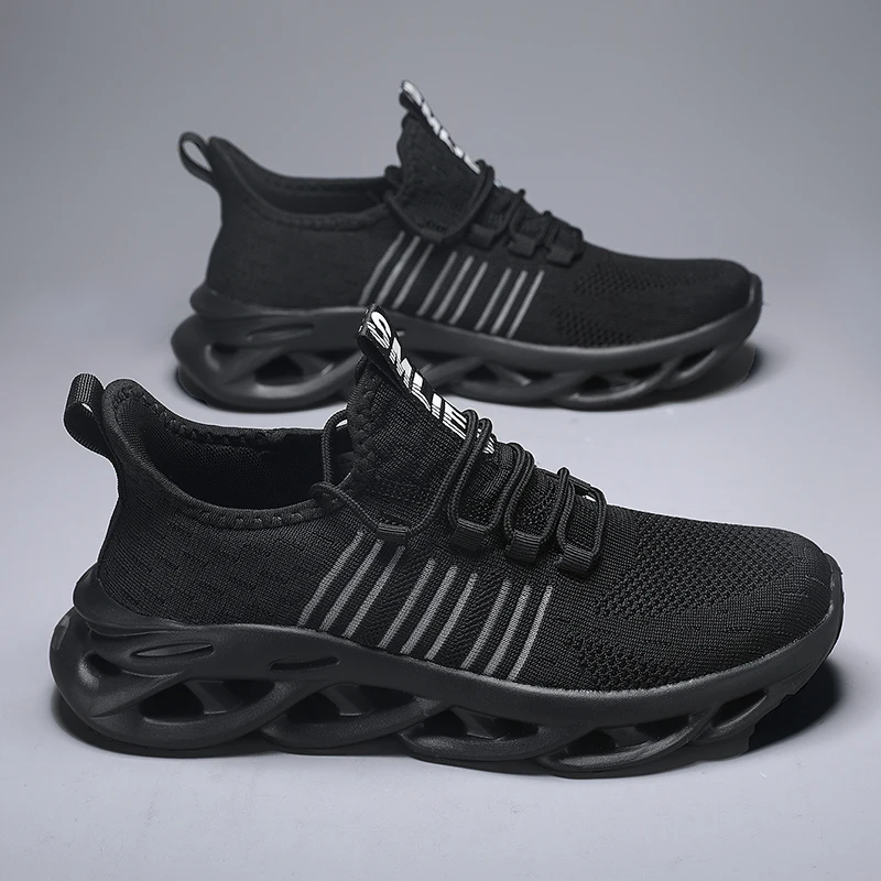 Yeezy-zapatillas de deporte ligeras para hombre, zapatos transpirables de malla, para correr al aire libre, novedad