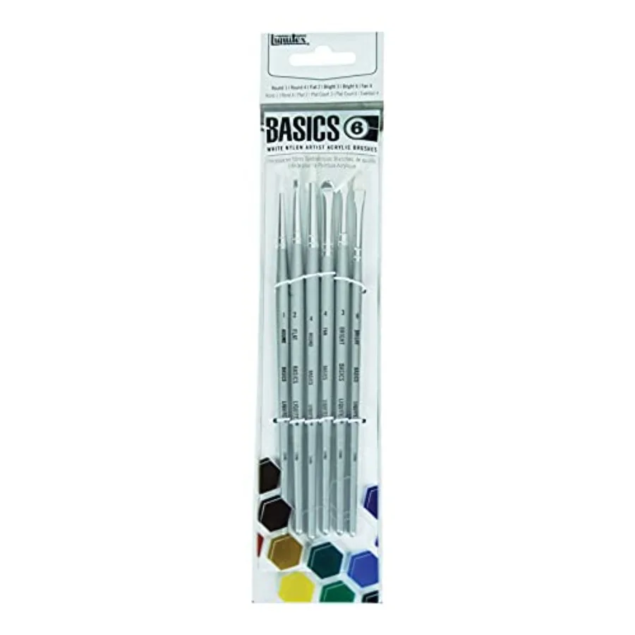 

BASICS Acylic Paintbrush, Set of 6