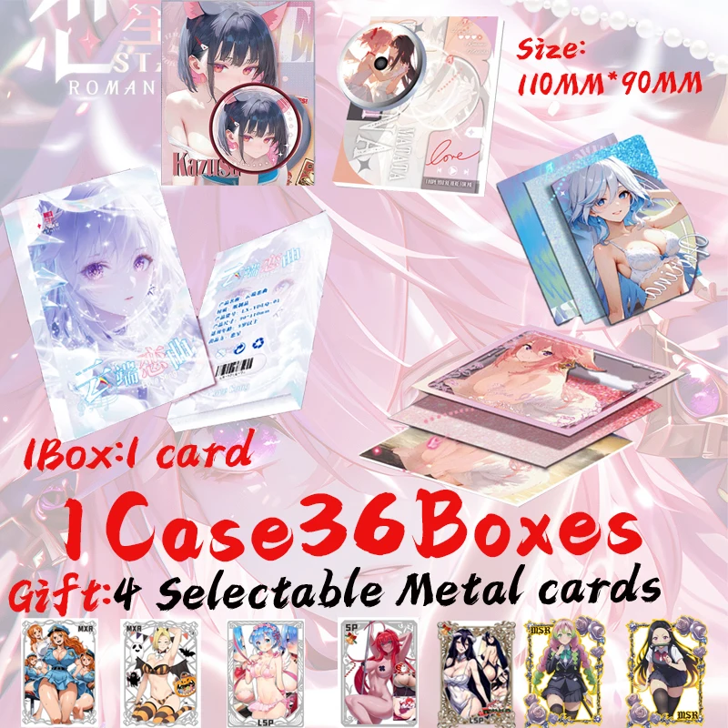 2024 Newest  Love Song Cards Goddess Story Collection Card Swimsuit Bikini Booster Box Habbies Gift