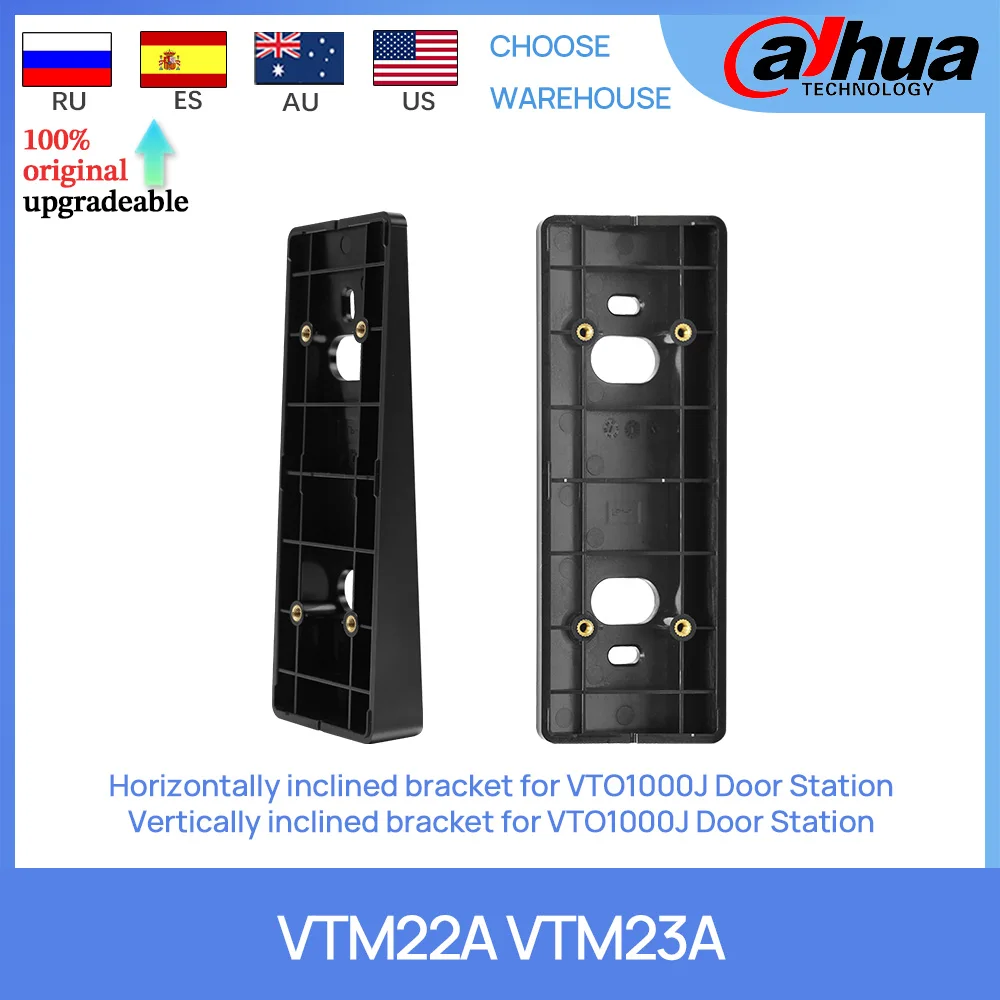 Dahua Original VTM22A VTM23A Inclined Bracket for VTO2311R-WP VTO1000J Door Station Horizontal Vertically Mounting Accessories