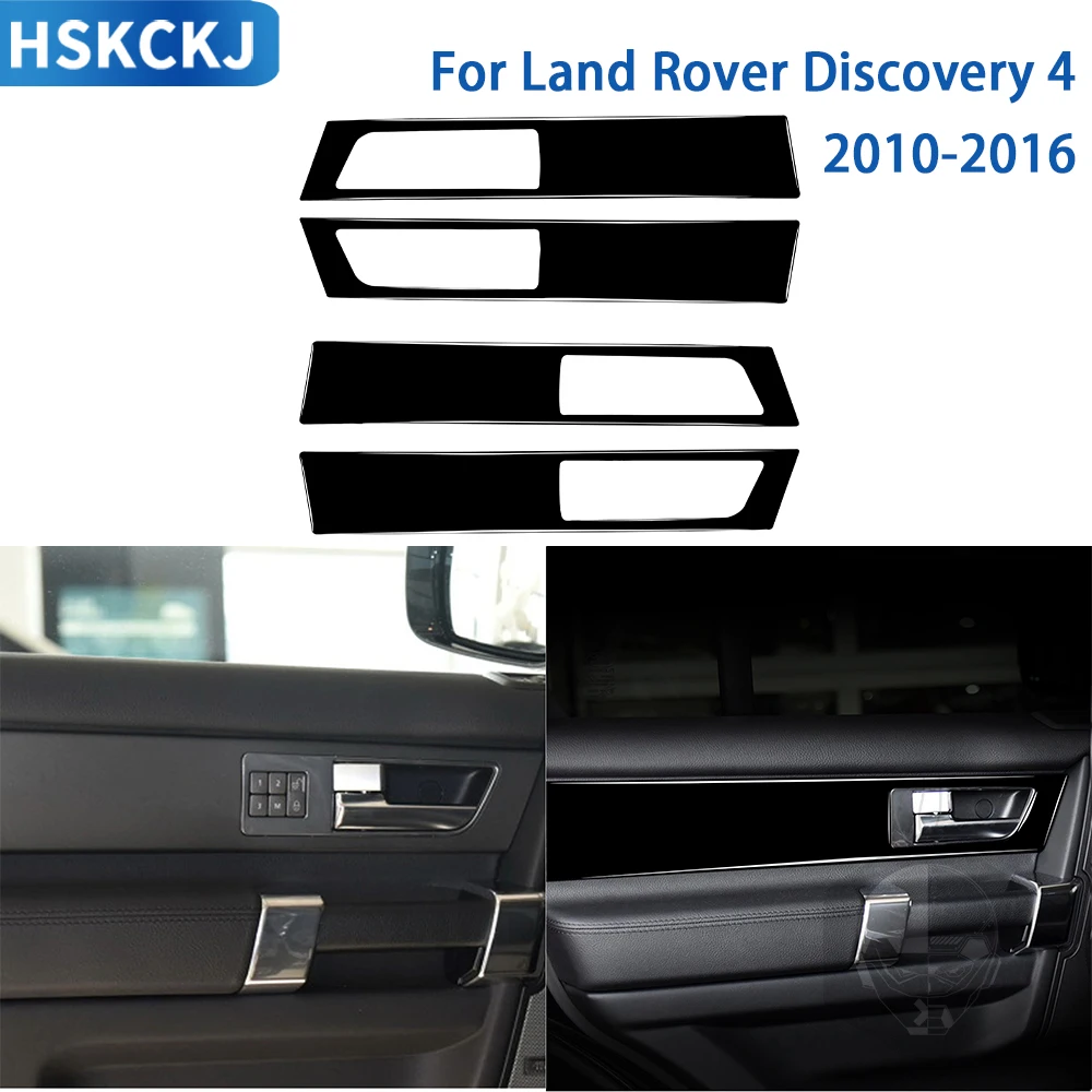 For Land Rover Discovery 4 2010-2016 Car Accessories Interior Door Inner Handle Panel Cover Trim Sticker Modification Plastic