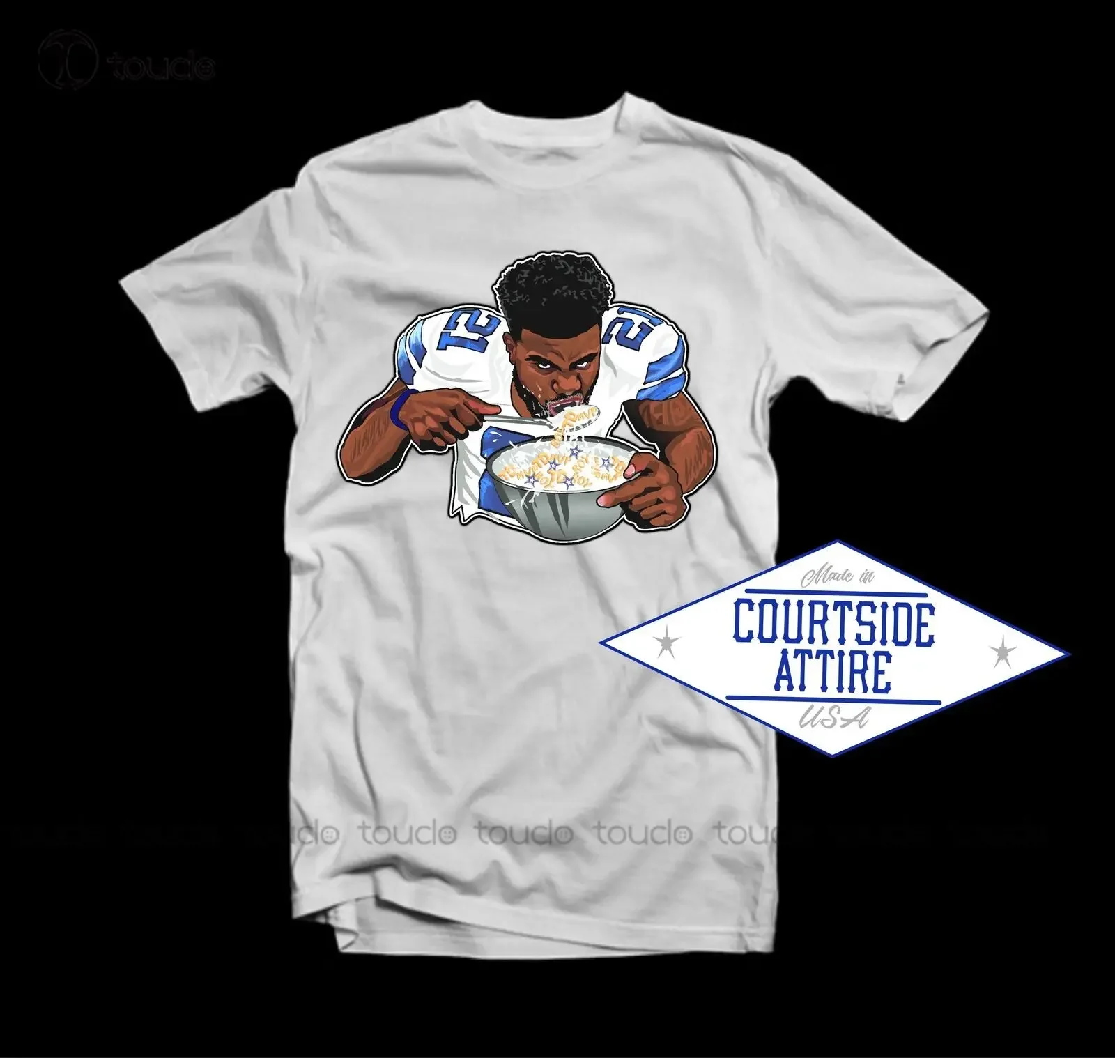 Ezekiel Elliott "Let'S Eat" Camisa Hombre Zeke camisetas de golf para hombre