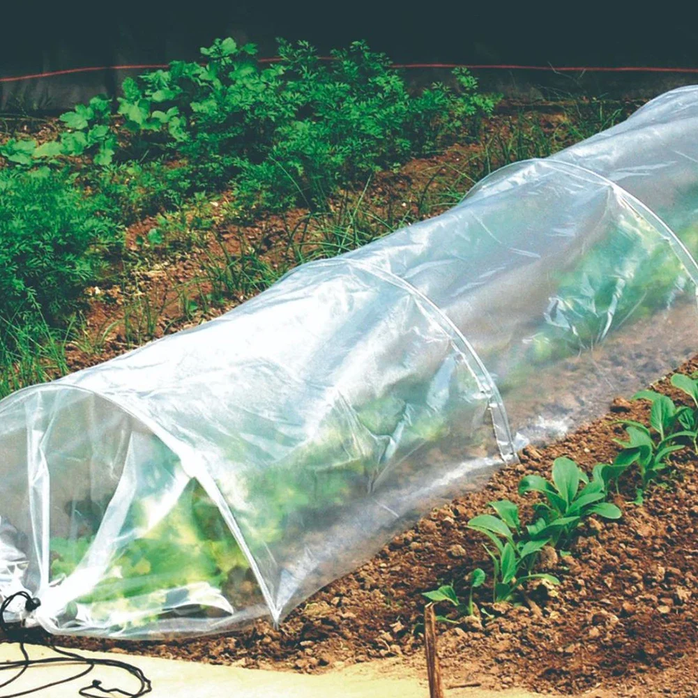 3 Meters Clear Polythene Plastic Sheeting Agricultural Mesh Planting Tunnel Outdoor Plant Vegetable Grow Protection Cover Films