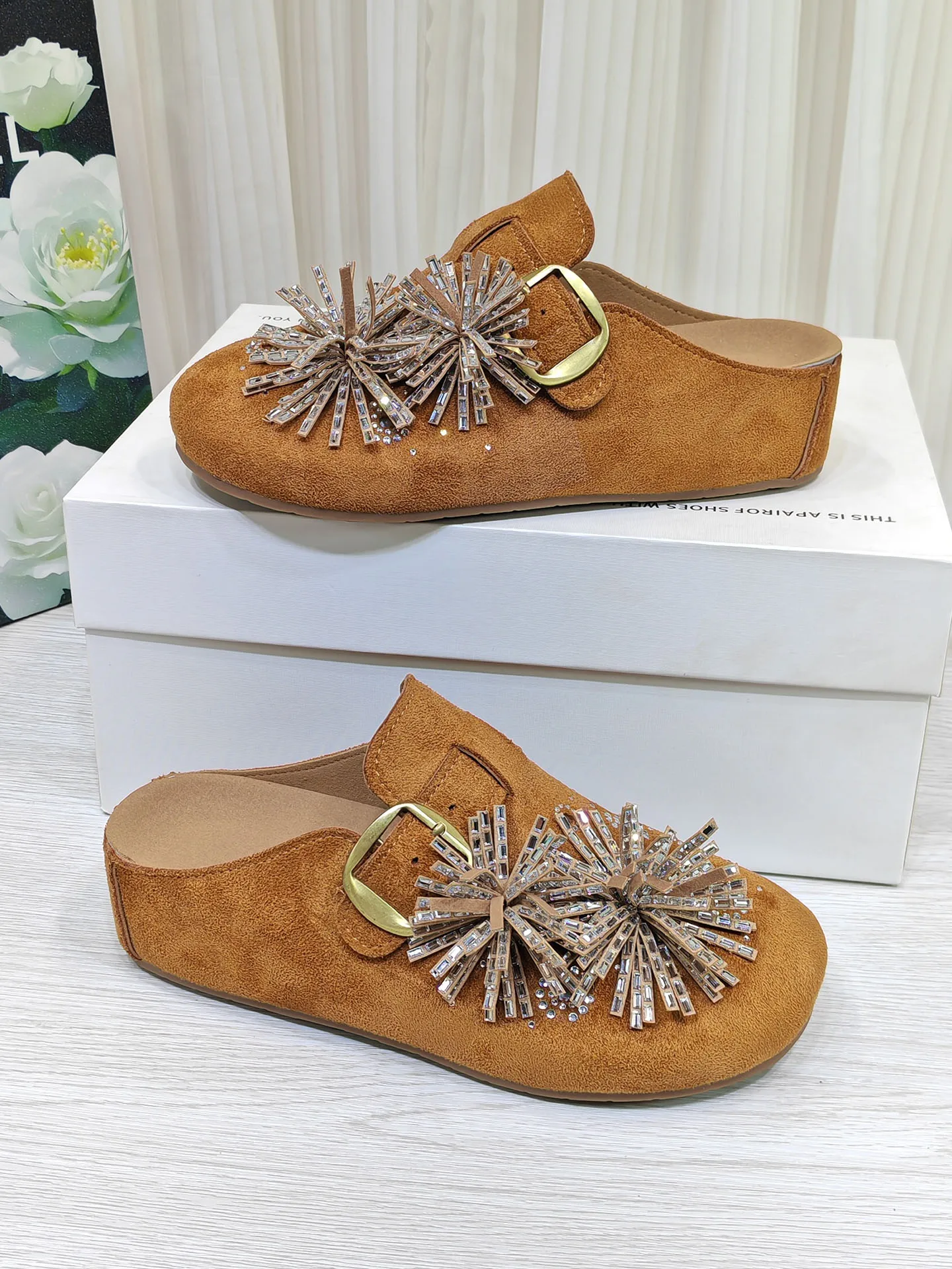 dai-yang-water-diamond-flower-thick-heel-slippers-women's-comfortable-all-match-sandals-korean-style-round-toe