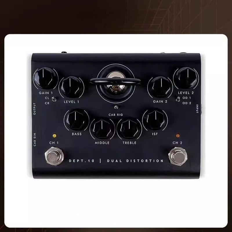 Electric guitar front tube monolithic effect device excitation overload distortion