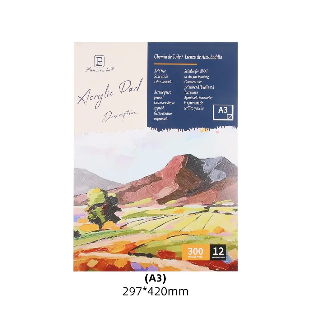 

A3/A4/A5 Coil Sketchbook Spiral Bound 24 Sheets Thick Drawing Paper Eco-Friendly Acid Free Artist Sketch Pad Students