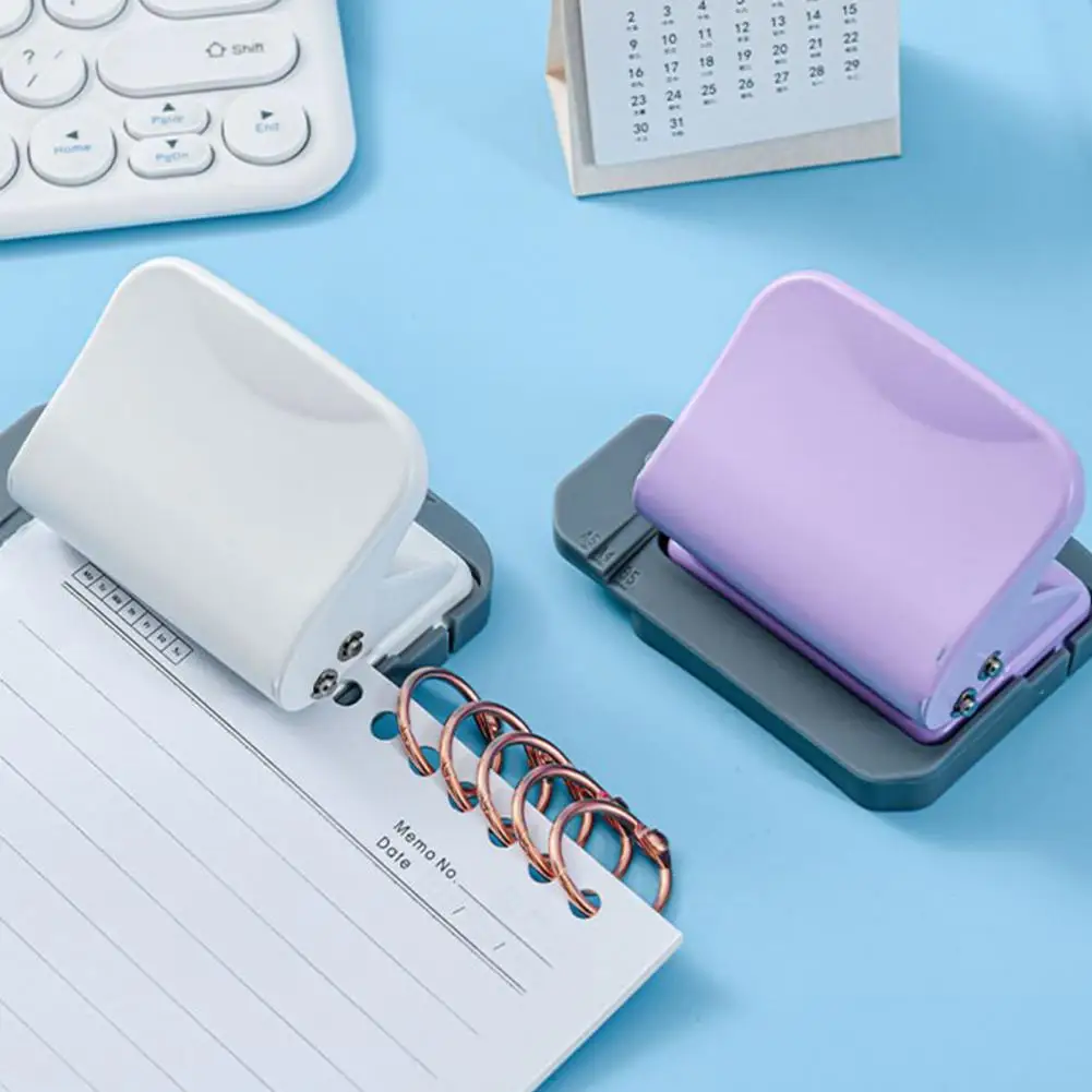 Locher 6-Locher mit Papier abfällen Lagerung multifunktion ales b5 Lose blatt Papier Locher DIY Büro Binde werkzeug