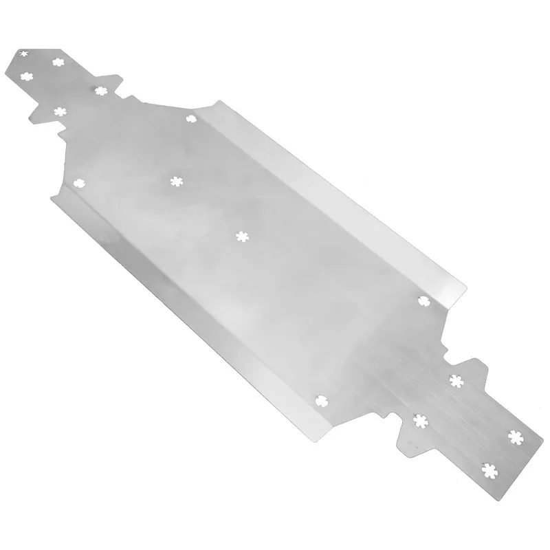 Leravor 1/10 XTS F10 Rally Car Stainless Steel Chassis Guard Skid Plate Armor for Underbody Protection