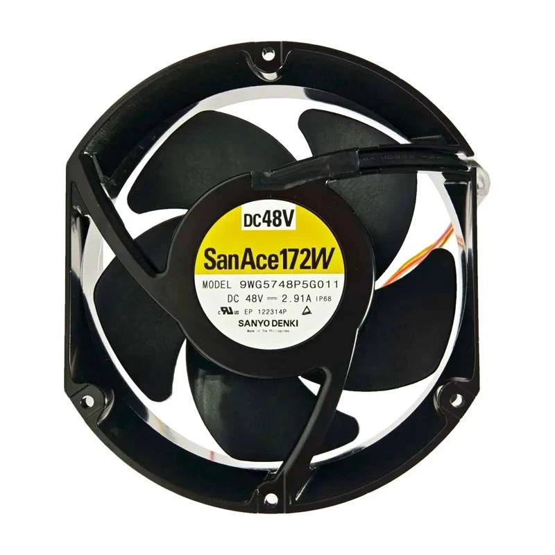 

HJY 1-piece Sanyo 9WG5748P5G011 DC 48V 2.91A cooling fan 17cm