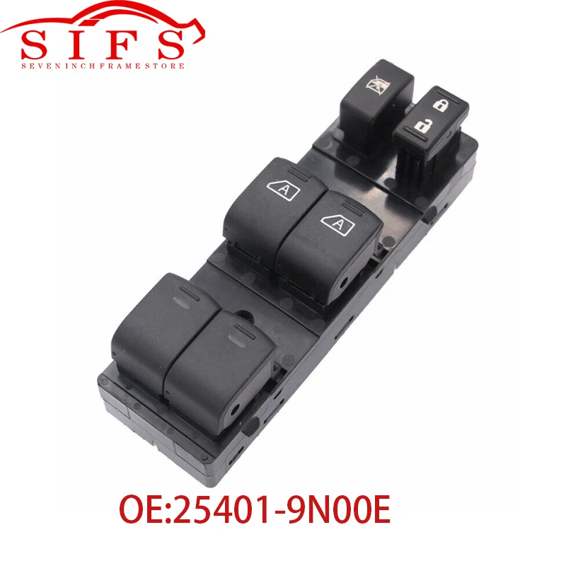 Front Left Driver Window Switch For Nissan Maxima 2009-2014 25401-9N00E