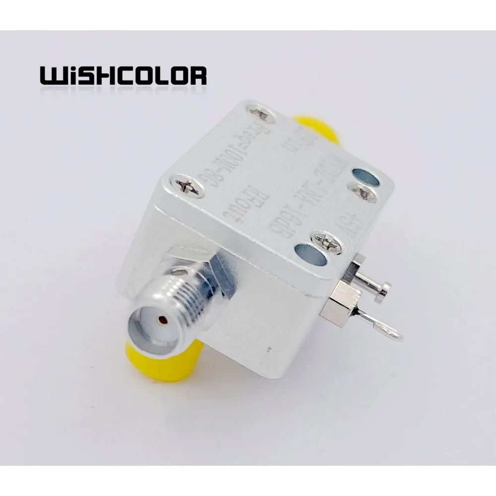 Imagem -06 - Amplificador de Baixo Ruído com Conector Fêmea Sma Wydz-lna100m8g-16db 100mhz9ghz 50ohms 5v 50ma Uwb Acessório rf Novo