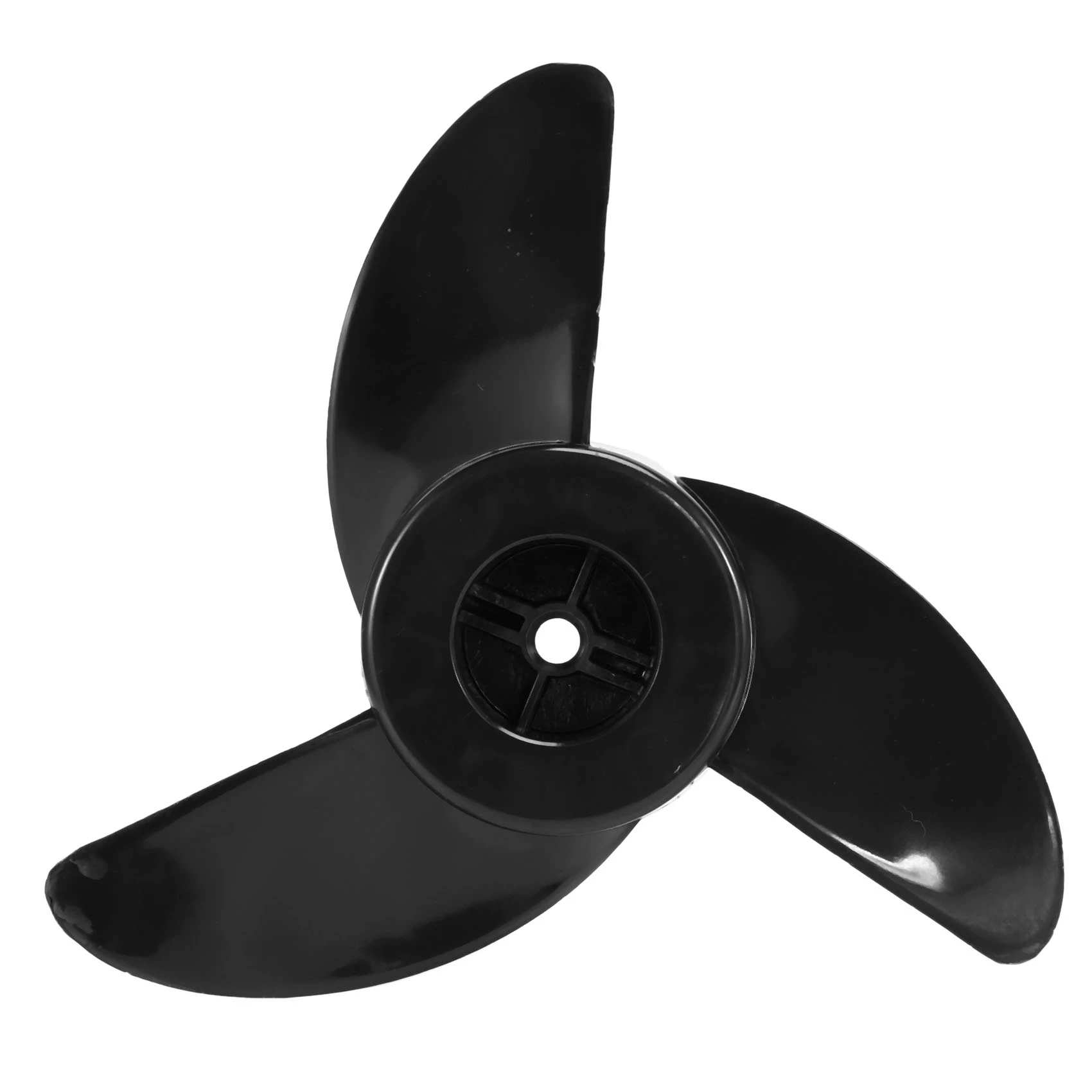 Boat 3-Blade Propellers Electric Outboard Trolling Motor Prop and Mount Nut Marine Dinghy Outboard Propeller