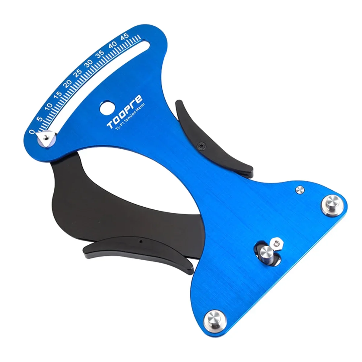 TOOPRE Bicycle Spoke Tension Meter, Wheel Correction Tool, for Rim/Spoke Tension Adjustment, Alloy & Stainless Steel, Blue