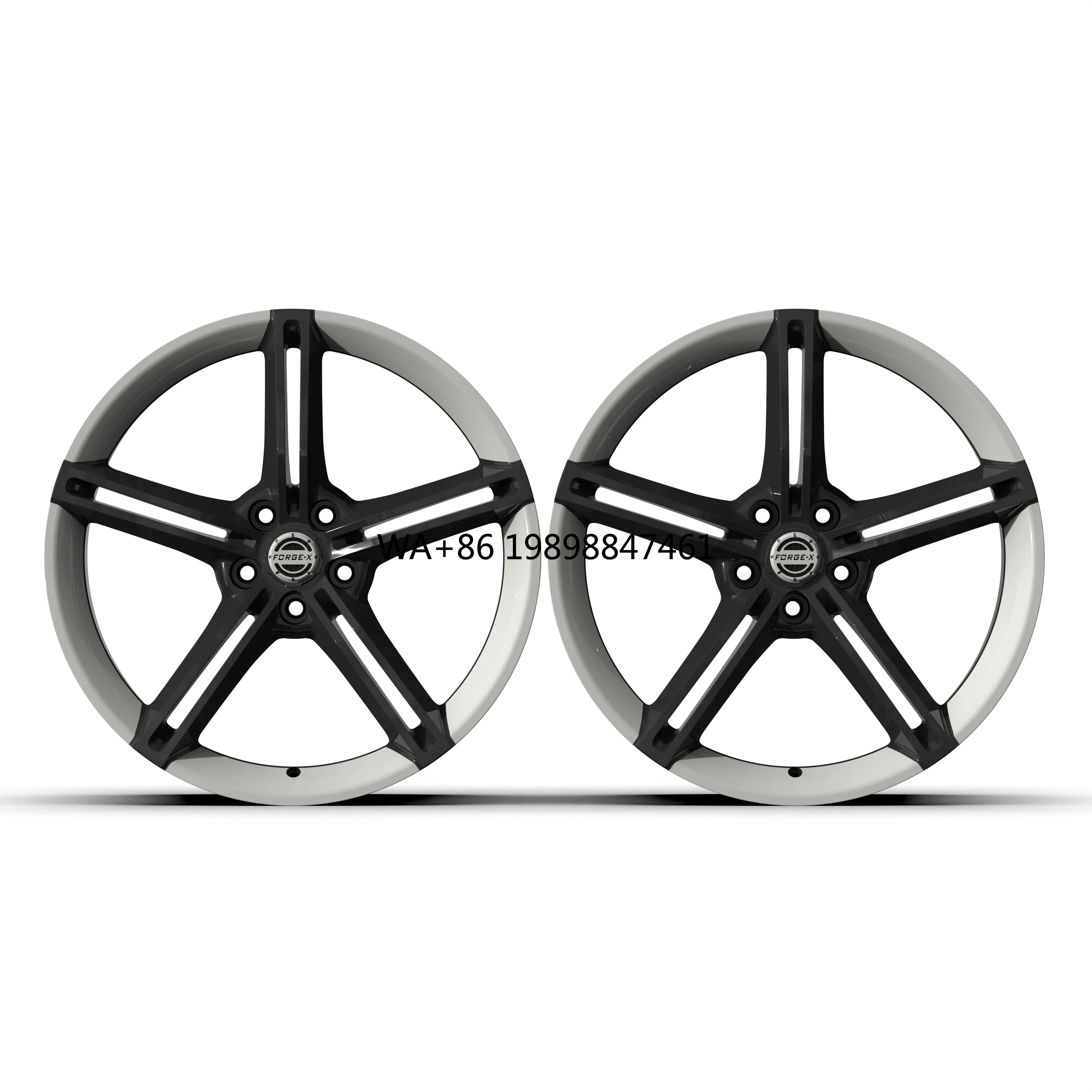 

Tailored Blue and Black Coating Finishing 18 19 20 21 22 23 24 Inch 5x130 Aluminum Alloy Wheels Rims for