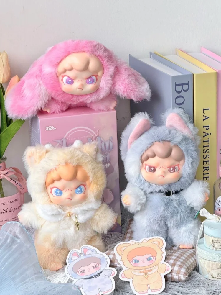 Original dora shanhai sonho série 2.0 bonecas de vinil caixa cega pingente caixa mistério bonito ação anime figura kawaii modelo presente brinquedos