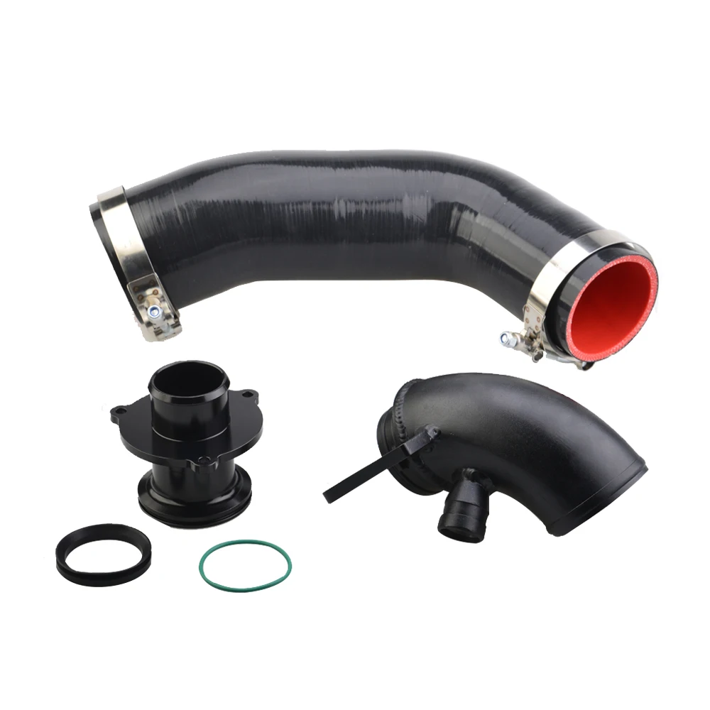 

Turbo Outlet Muffler Removal Tube & Turbo High Flow Intake TubeTurbocharger Intake Hose Kit for VAG 1.8 & 2.0 TSI EA888