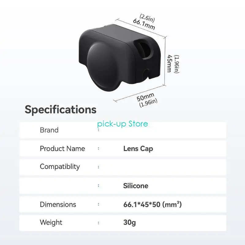 Q5WA Гибкий силиконовый защитный корпус крышки для 360 камеры Shockper Design