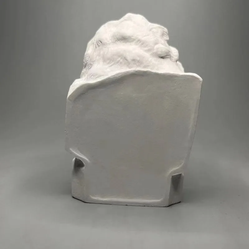Albert Einstein Model Plaster Sculpture Scientist Bookshelf Decoration Ornament Gift Souvenir Gypsum Art Gesso Statue Handmade