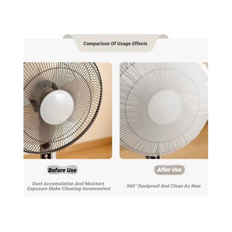 Waterproof Dustproof Wear Resistant Round Washable Electric Fan Dust Bag Household Protective Cover