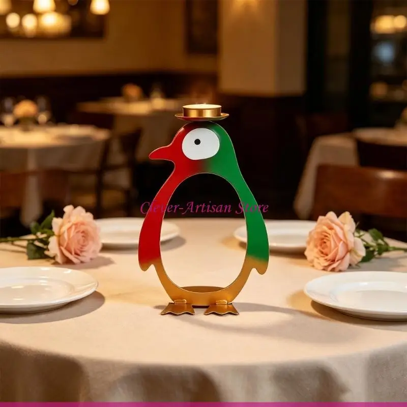 E06B Permanent Look Metal bird Stand Delicate Dining Area Embellishment