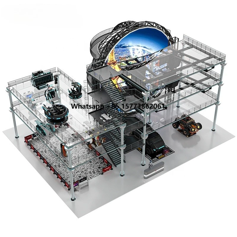Dome Flying Cinema VR Theme Park 5D Arcade Games Simulator 7D Outdoor Amusement Park 9D Game Machine 12D Kids Indoor Playground