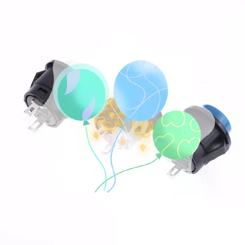 5/10 قطعة لحظة مفتاح بـزر دفع R13-507 16 مللي متر مفتاح دائري 2 دبابيس ON-OFF الذاتي إعادة تعيين لوحة تصاعد #4