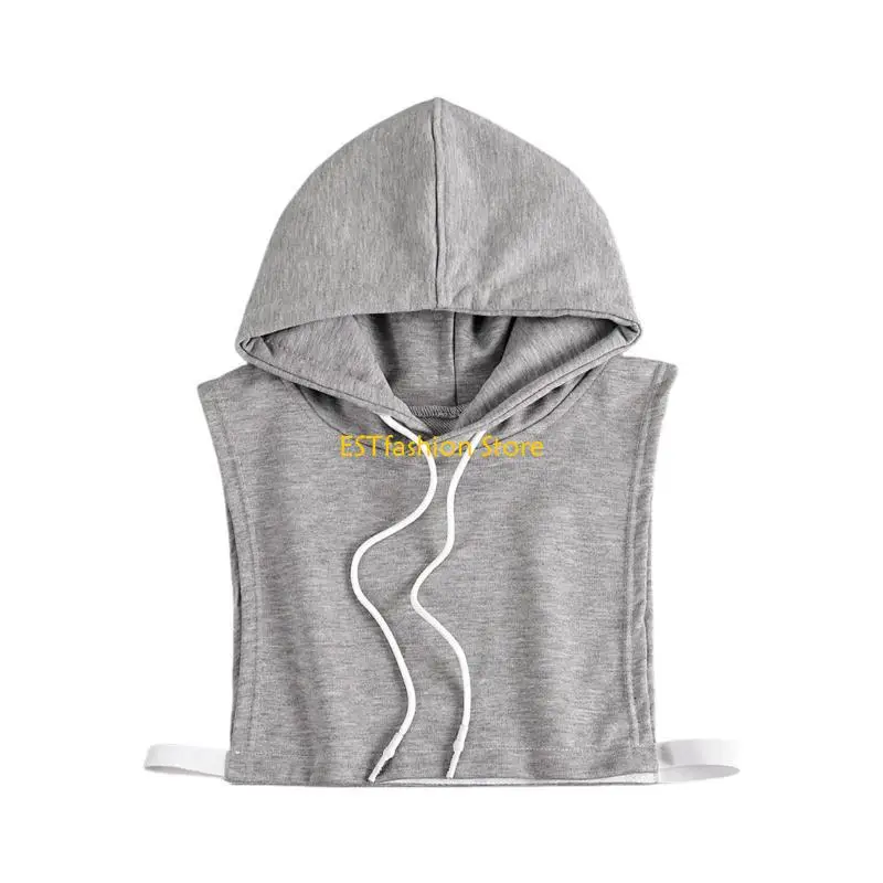 Y5GC Neck Warmer Balaclava Insert Hat Half Shirt Balaclava For Women Neck Wrap