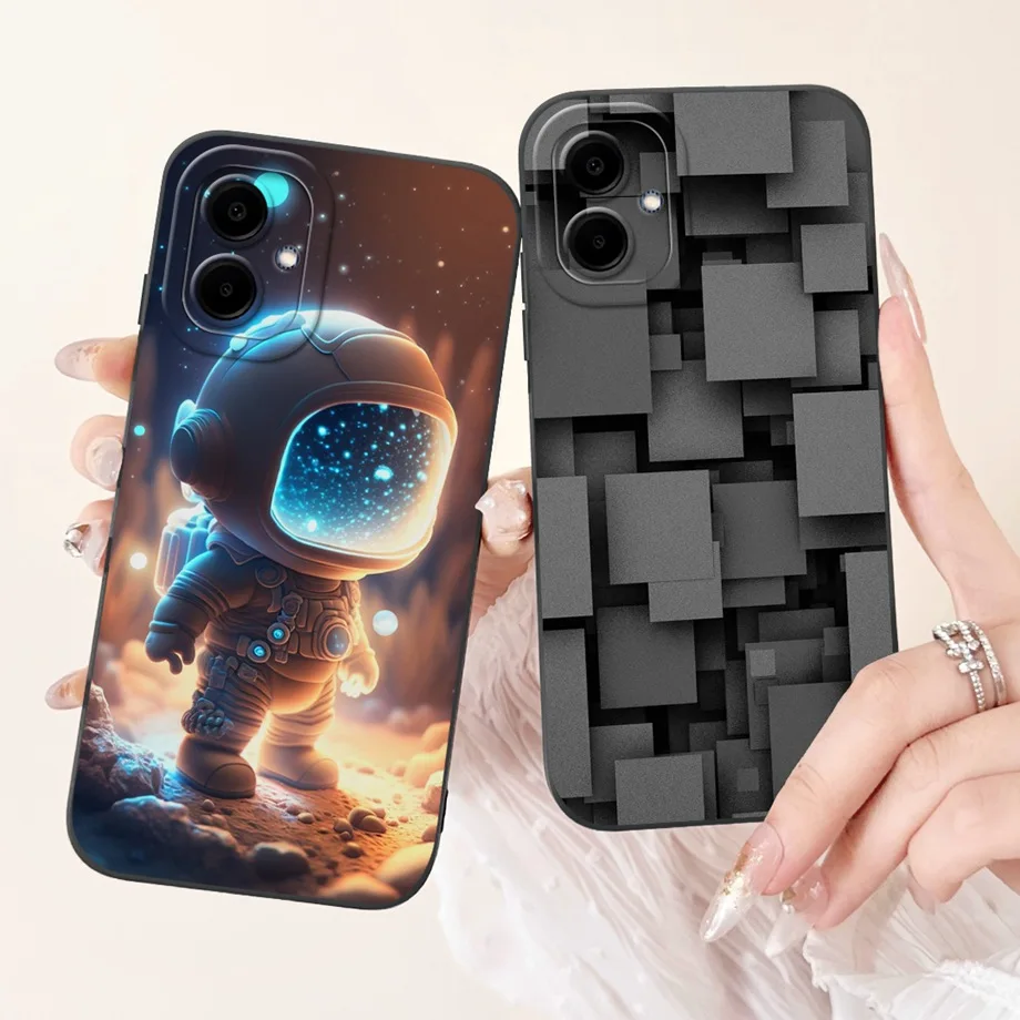 For Samsung A06 SM-A065F Case Fashion Soft Silicone Back Cases Panda Marble Moon Night Cat Astronaut Cover Samsung Galaxy A06 view 6