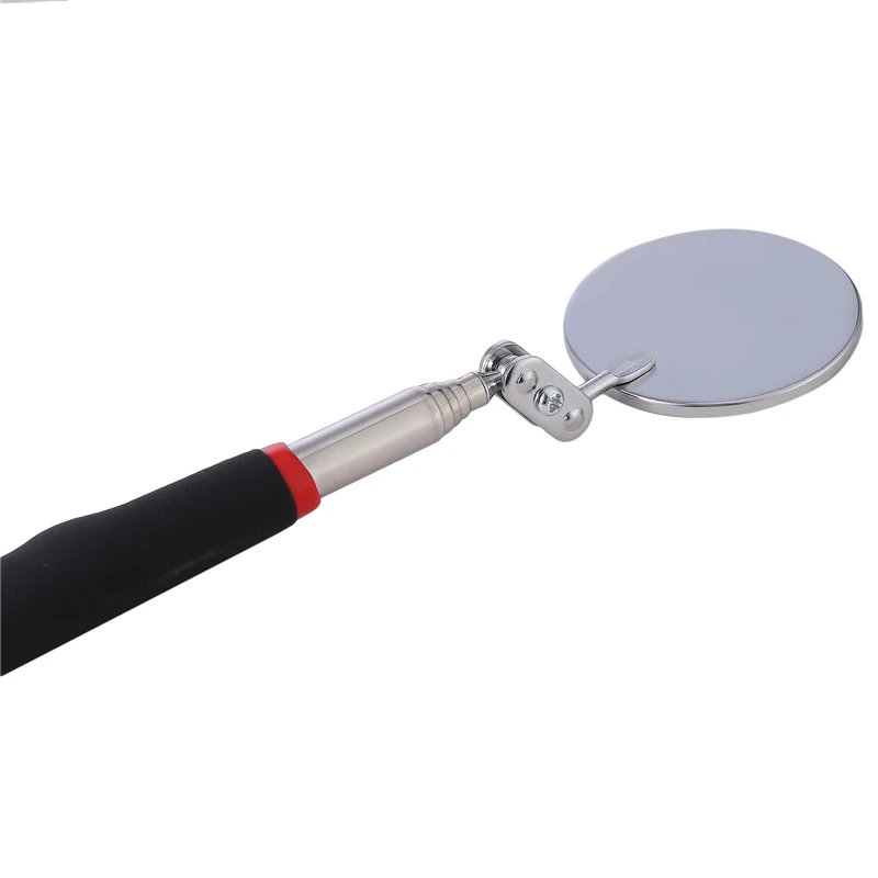 Telescoping Inspection Round Mirror 360Retractable Extending Car Angle View Pen Adjustable 50cm Telescopic Car Inspection Mirror