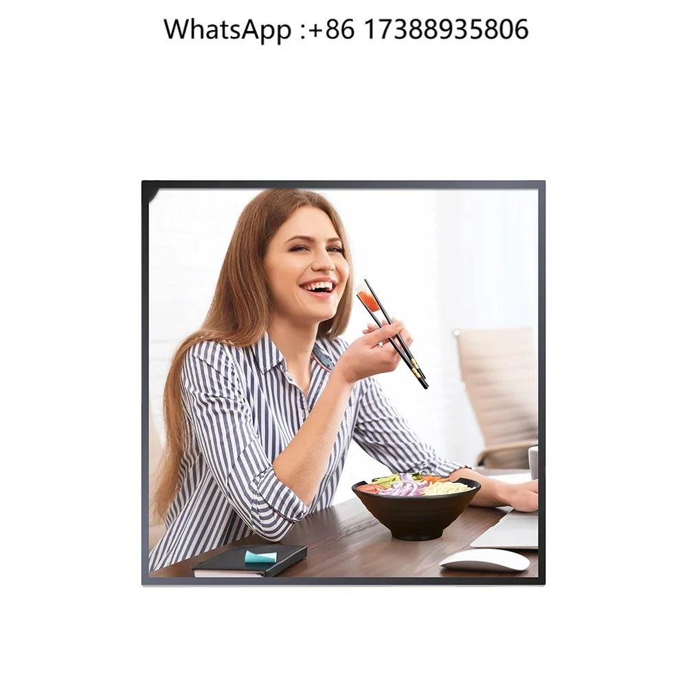 Square Display Ultra-thin Wall Mounted Advertising Machine Touch Video Player Display Online Advertising Machine