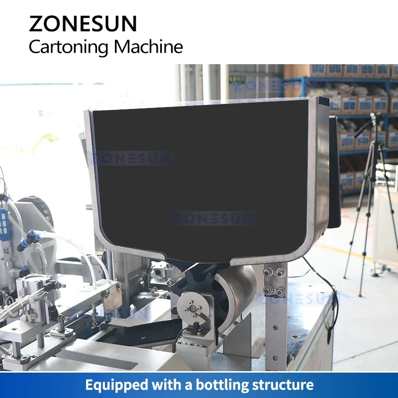 ZONESUN Plieuse automatique de boîtes, Machines de cartonnage, Freins à distance Produit Emballage et bancs Équipement ZS-MSZH50R