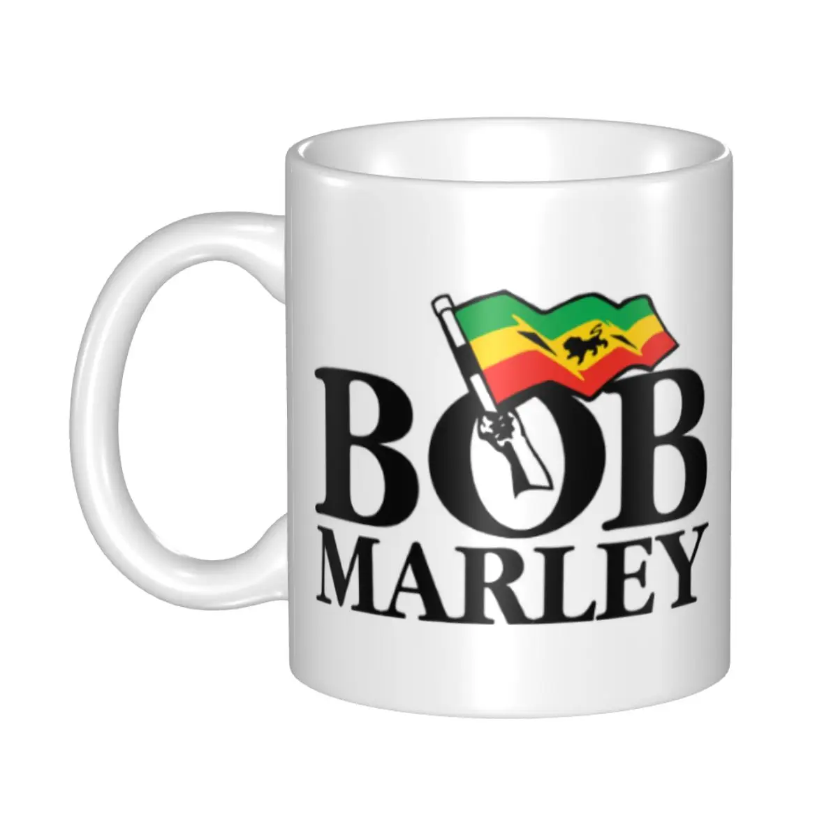 Personalized Jamaica Reggae Music Bob Marley Mugs DIY Ceramic Tea Milk Coffee Cup