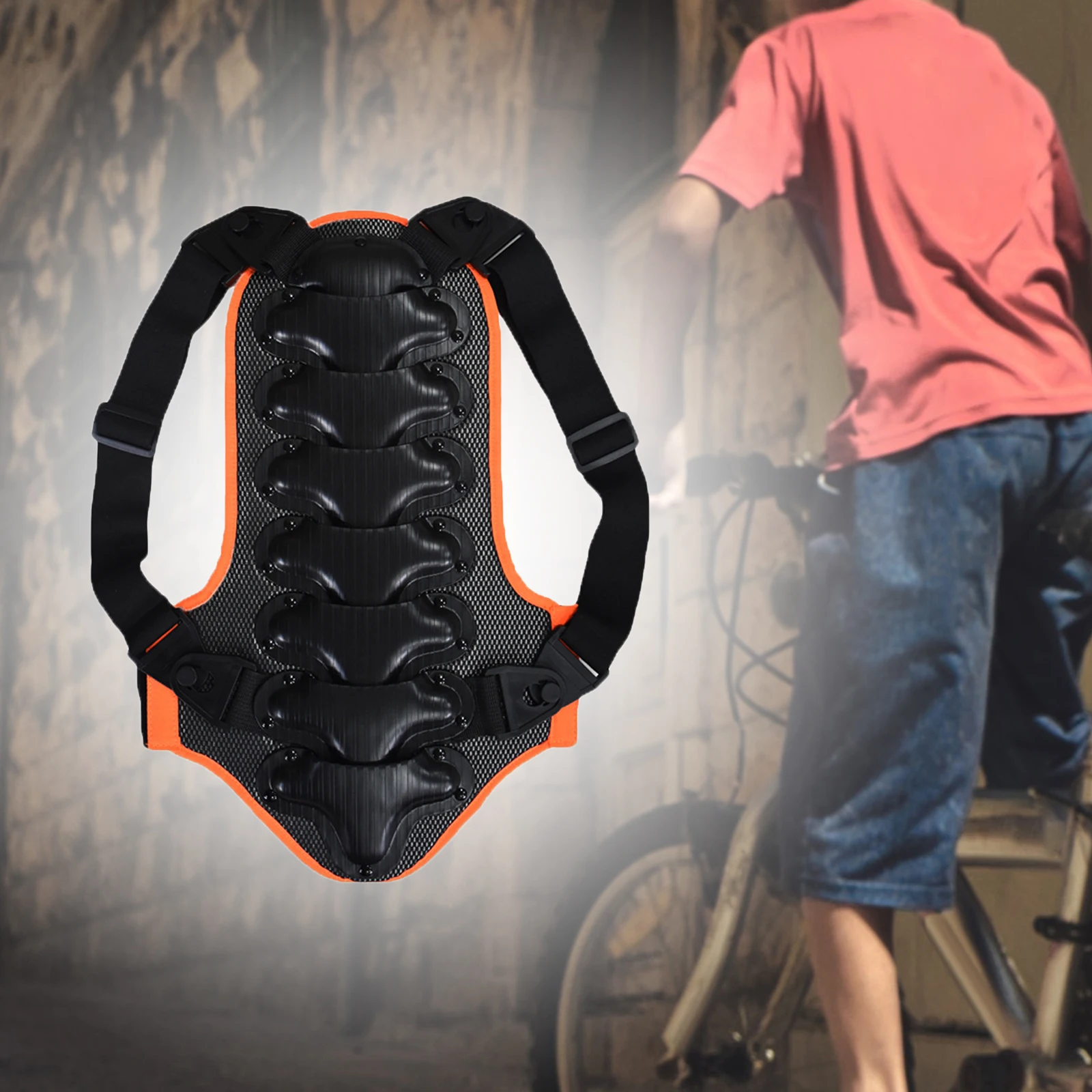 Children Back Protector Protective Gear Thickened for Cycling Mountain Bike Ski Snowboard Skating Motorcross Motorcycle