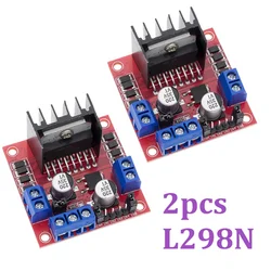 2Pcs L298N Driver Board Module L298 Stepper Motor Smart Car Robot Breadboard Peltier High Power