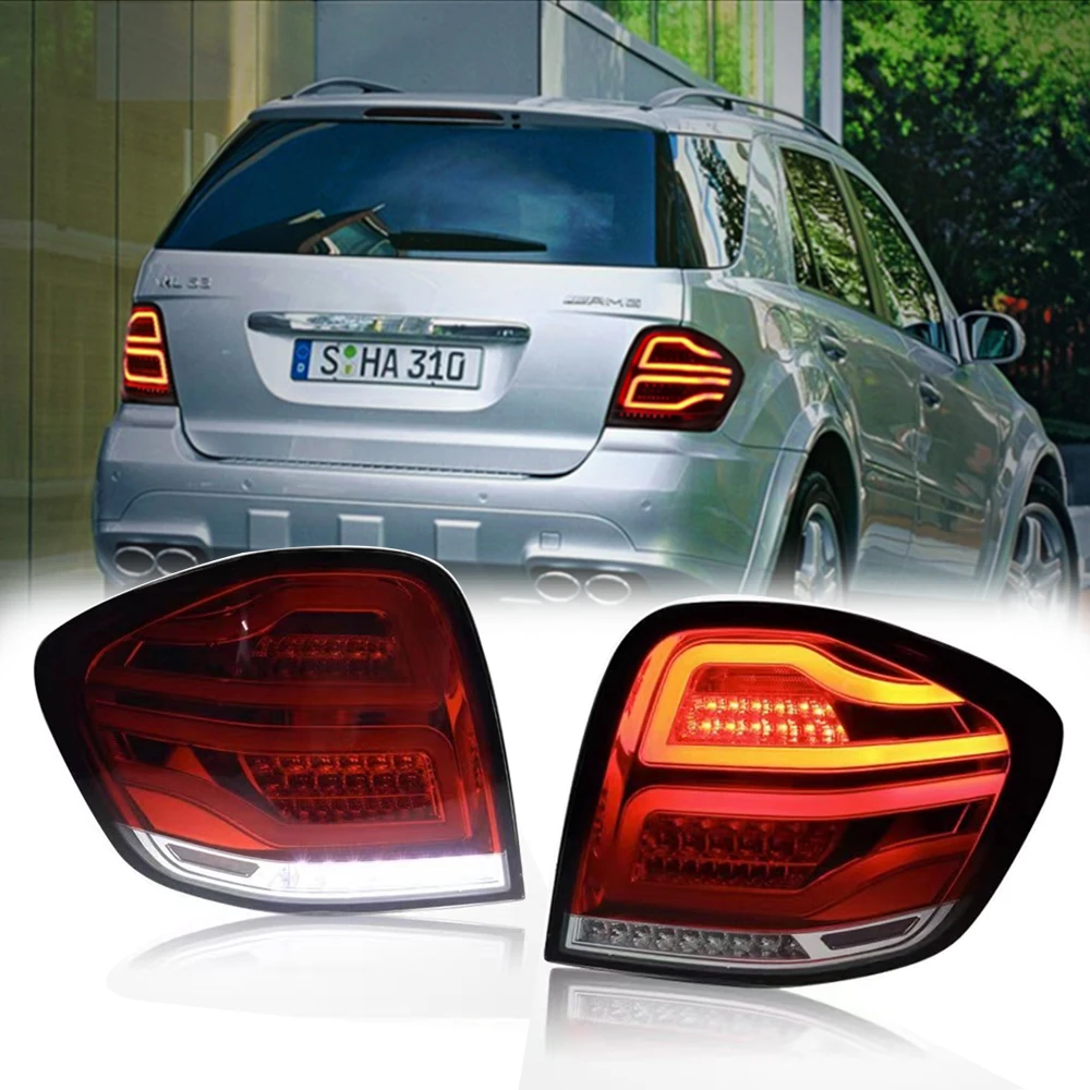 

Задний фонарь для автомобиля в стиле поп для Benz W164, задний фонарь 2005-2008 W164, задний фонарь ML320 ML350 ML450 ML500, задний противотуманный тормозной сигнал поворота