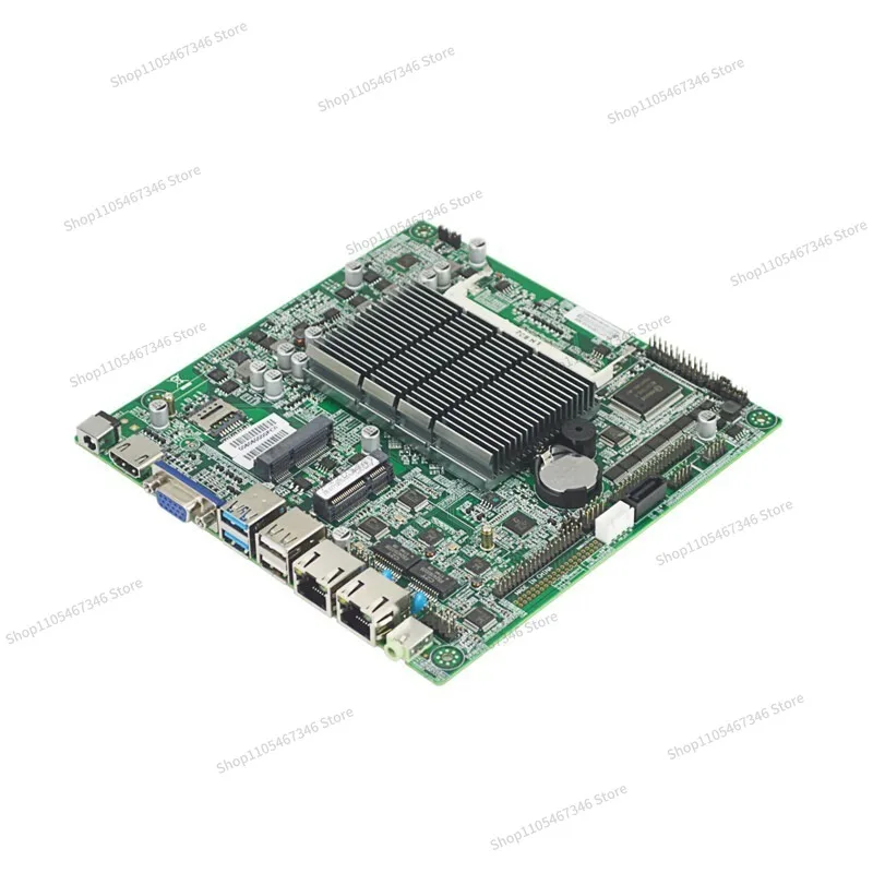 For EITX-7120 Ultra-thin Main Board J1900 Dual Network Integrated 4-core CPU Mini ITX Industrial Control Small Board