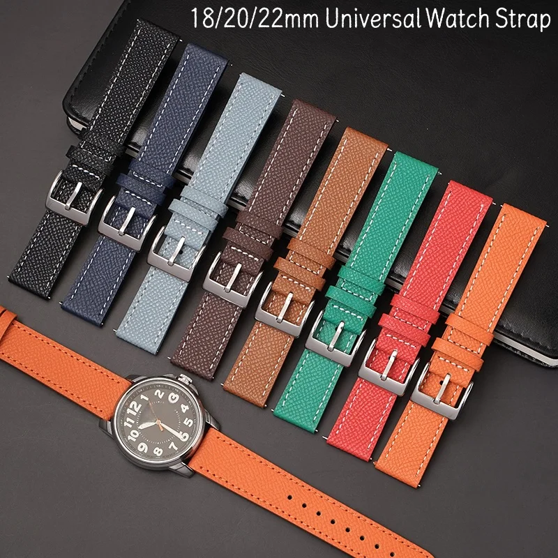 18MM 20MM 22MM Universal Retro Leather Quick Release Watch Bracelet For Rolex Submariner For Blancpain x Swatch Bracelet