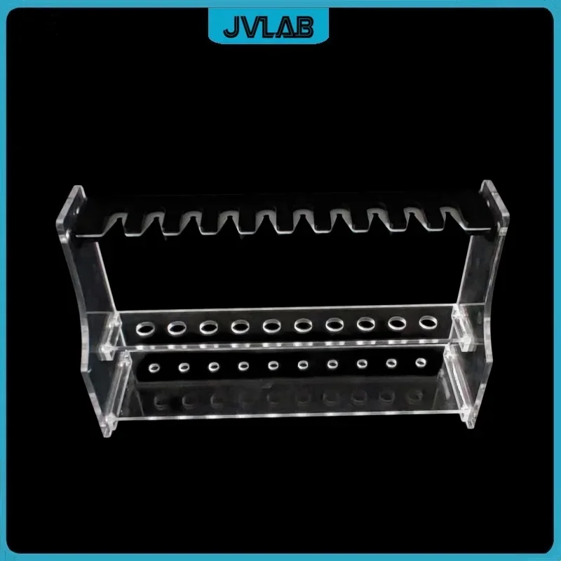 Supporto per tubo Westergren Rack in Plexiglass per tasso di sedimentazione degli eritrociti (ESR) Testing10-well confezione da 1/EA