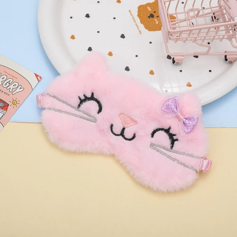 Soft Fabric Sleep Mask Adjustable Strap Light Blocking Cartoon Eye Cover Breathable Material Comfort Fit Kids Sleep Mask