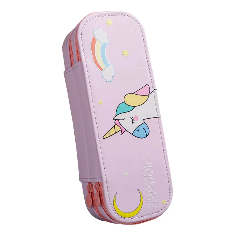 Large Capacity Pencil Case for Girls Primary School Stationery Box Cute Double Design First Year Students Popular 2026 New Model